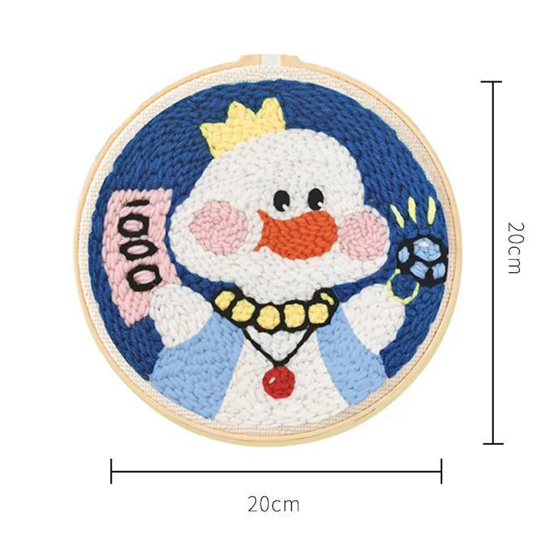 DIY Craft Punch Needle Embroidery Kits Sewing Kit Needlework Cross Stitch for Beginner Magic Pock Pen Set Home Painting Decor - Image 2