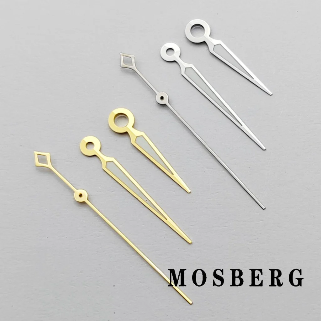 Silver/Gold/Rose Green Luminous Watch Hands