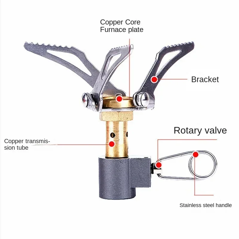 Gas Camping Stove For BRS Mini Gas Cooker Burner Lightweight Camping Hiking Gas Burner BRS-3000t