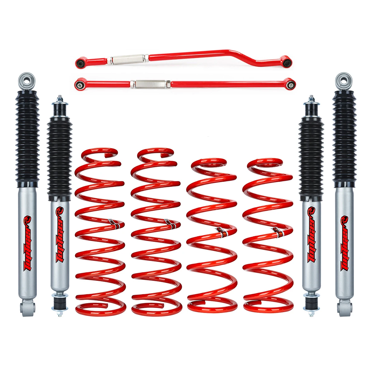 TopTiger4x4OffRoadSuspensionFrontRearLeftRightShockAbsorbers