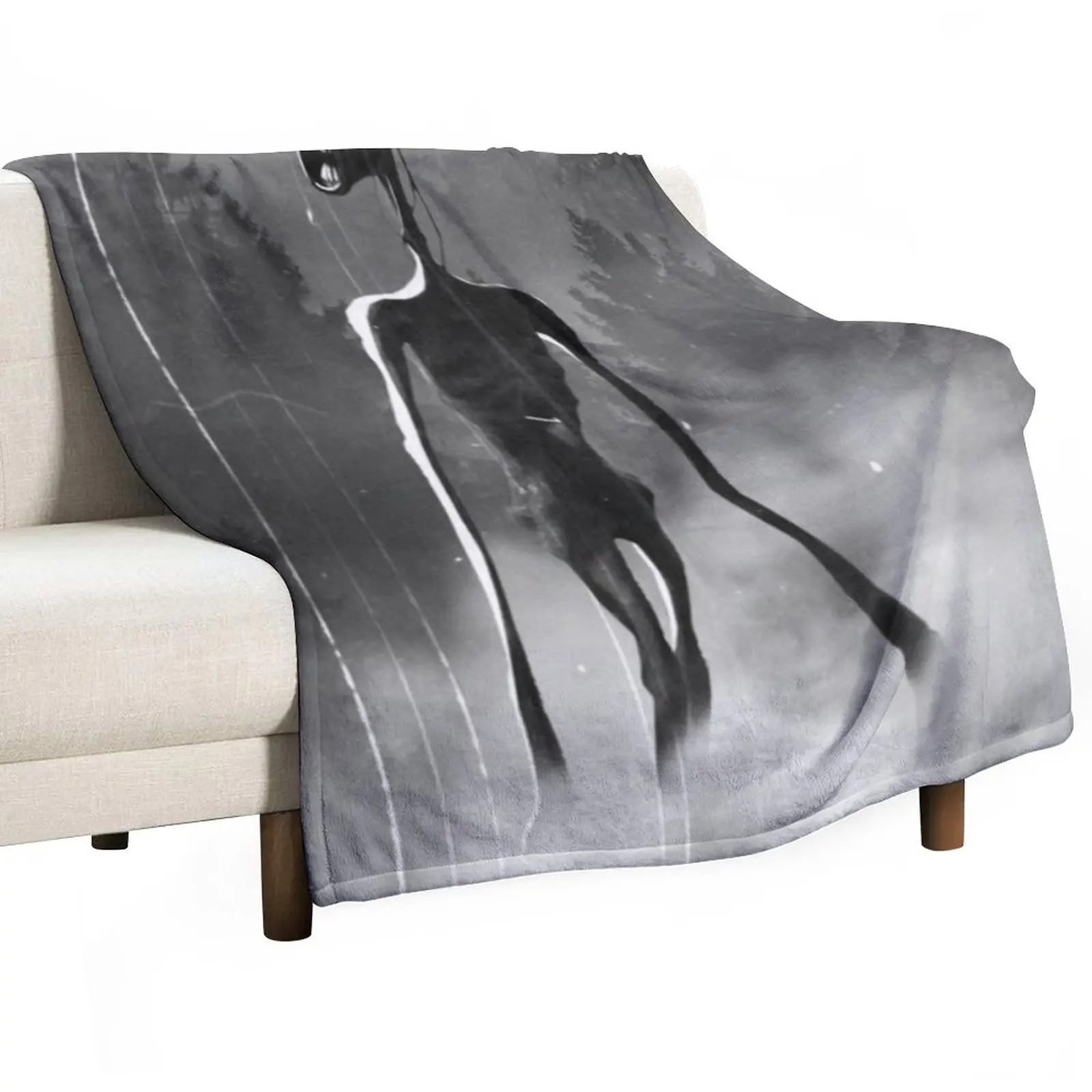 

Siren head night forest backpack Throw Blanket Loose Blanket Blanket Luxury manga Luxury Brand Blanket