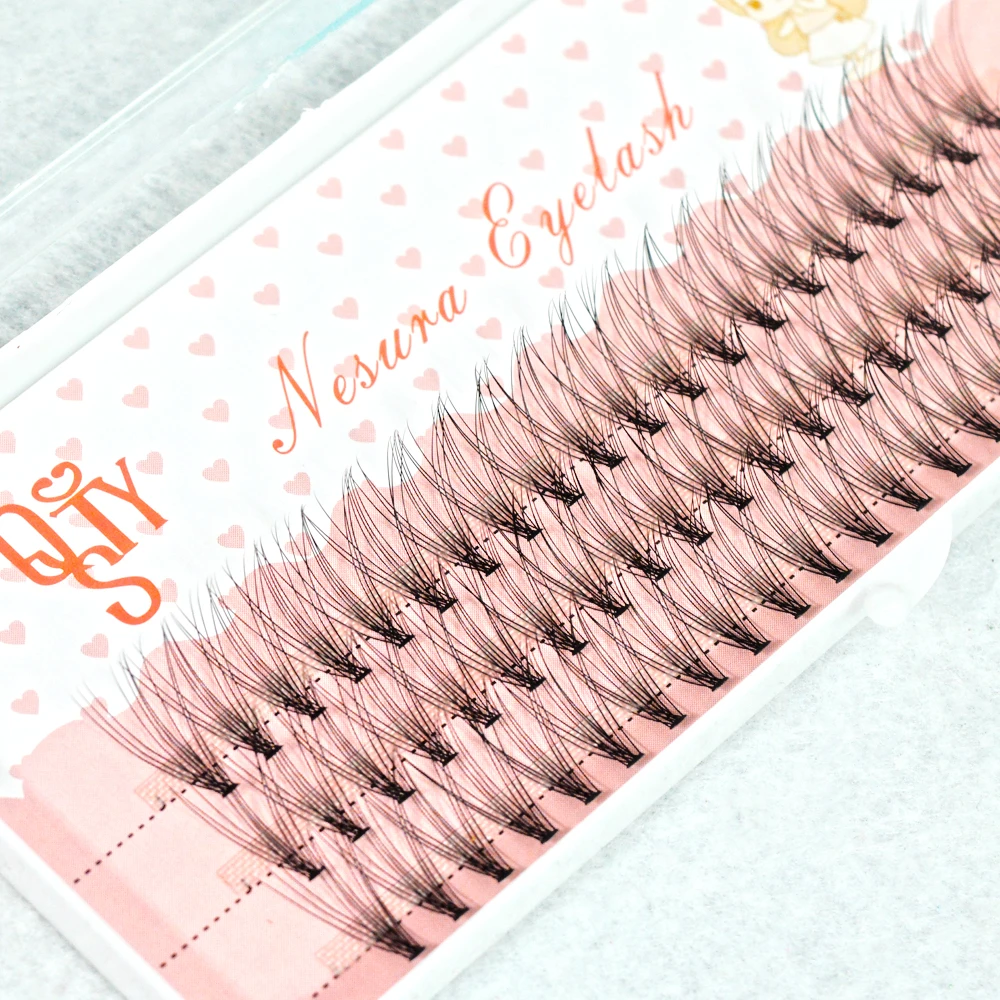Natural Long Individual Cluster Eyelash Extension 60pcs Professional 10D Mink False Eyelashes Makeup Faux Soft eyelash extensions,fake eyelashes,eyelash extension,eyelash extension lashes,false eyelashes