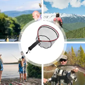 Fishing Nets For Fish Fishing Net Freshwater For Kids Fishing Accessories Fishing Equipment Portable Fishing Net Lost Rope 4