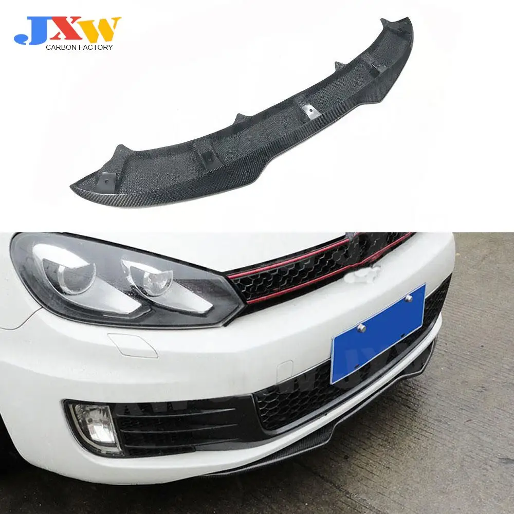 ForMK6GTIFrontLipChinCarbonfiberSpoilerForVolkswagenVWGolf