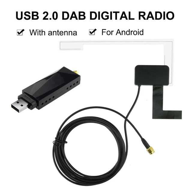 Dab Radio Receiver Auto Digital Adapter Tuner Box Amplified Loop Antenna -  AliExpress