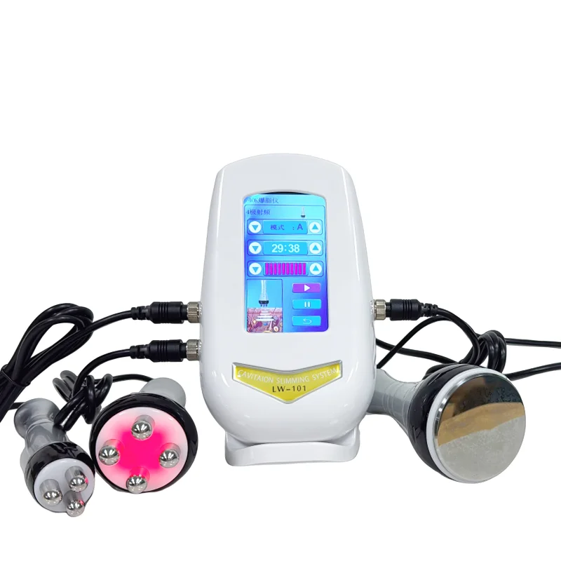 Three in One 40K Ultrasonic Body The Shaping Device for Weight Loss and Slimming Home Massage Facial Care and Beauty Salons