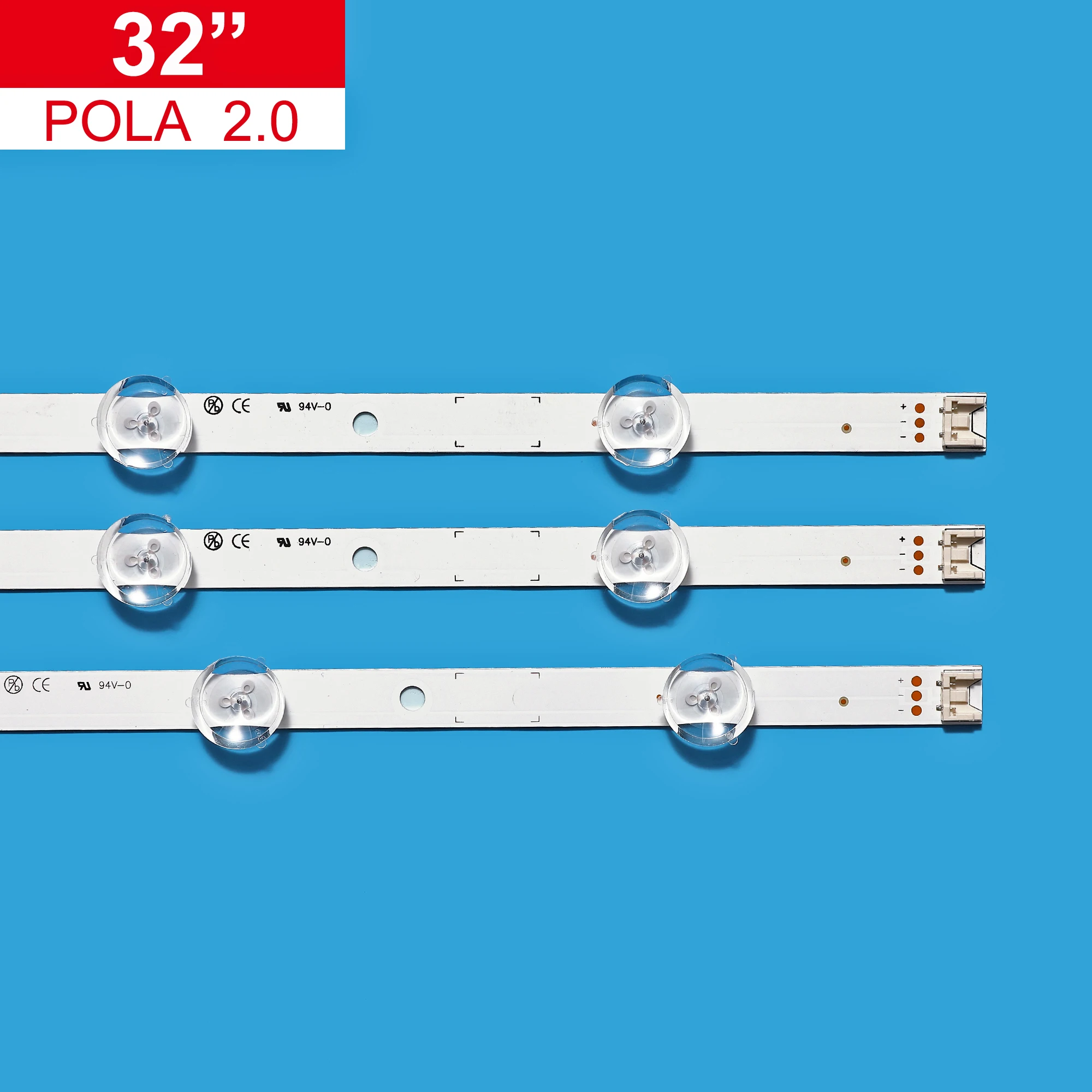 ( ŰƮ) 3 PCS 6/7LED 590mm LED Ʈ Ʈ ü, LIG 32LN5100 32LN545B Innotek POLA2.0 32 ġ A B  HC320DXN
