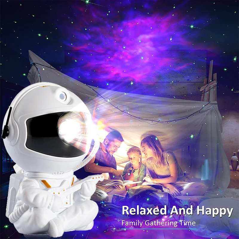 Projecteur d'astronaute ciel étoilé galaxie étoiles, lampe LED pour  décoration de chambre à coucher, veilleuses décoratives cadeaux - AliExpress