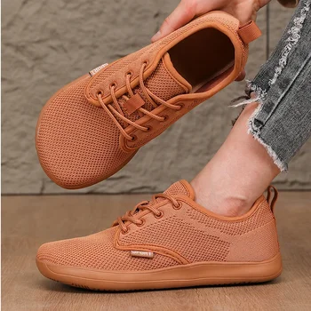 أحذية رياضية نسائية جديدة ذات مقدمة واسعة، تصميم مسامي، أحذية مشي عصرية، أحذية صيفية مريحة للنساء، أحذية محبوكة شبكية 2