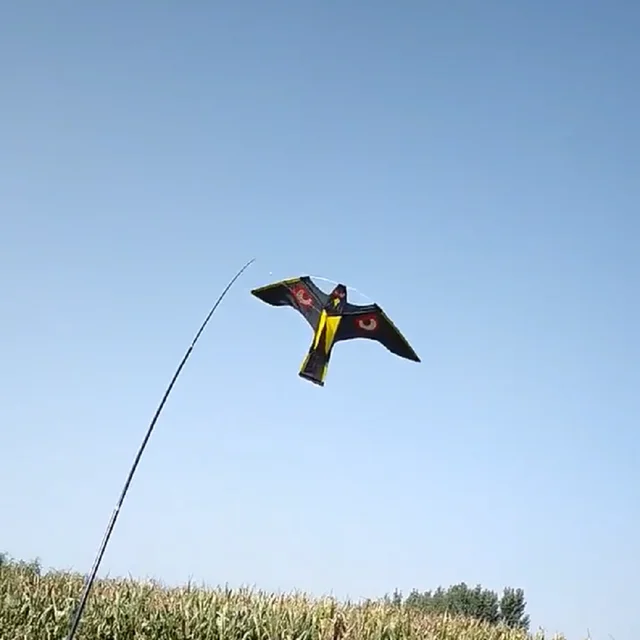 1 Set Emuláció Repülő Hawk Kite Scarer Drive Bird Madárriasztó A Kerti Madárijesztő Udvari Madárcsökkentő - Image 6