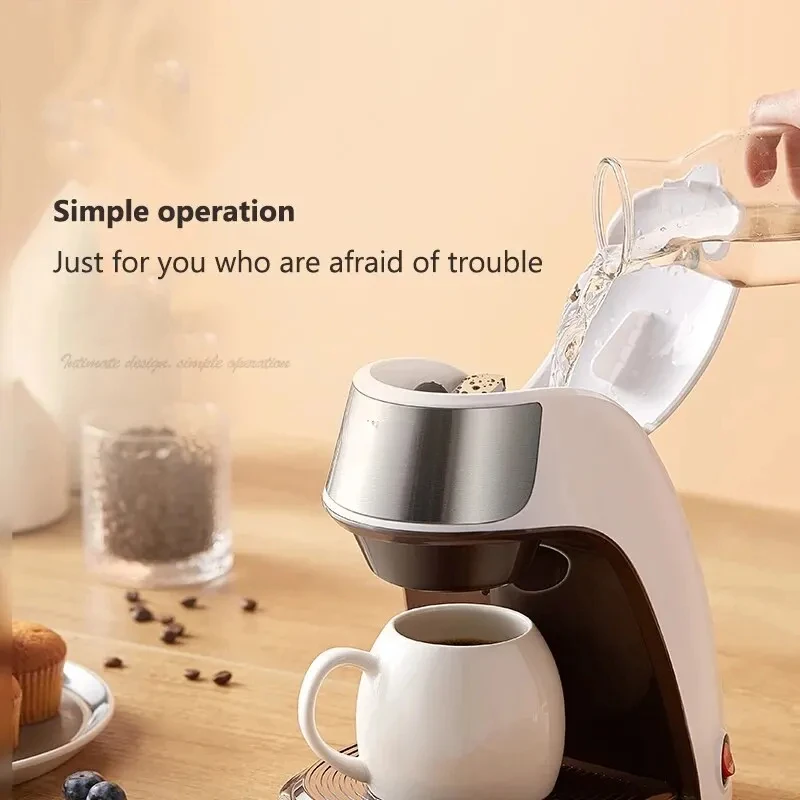 Machine 2 in 1Tea&Coffee Powder Multiple Drip Cafeteria Fast Heating Offie& 220v Easy Operation 6