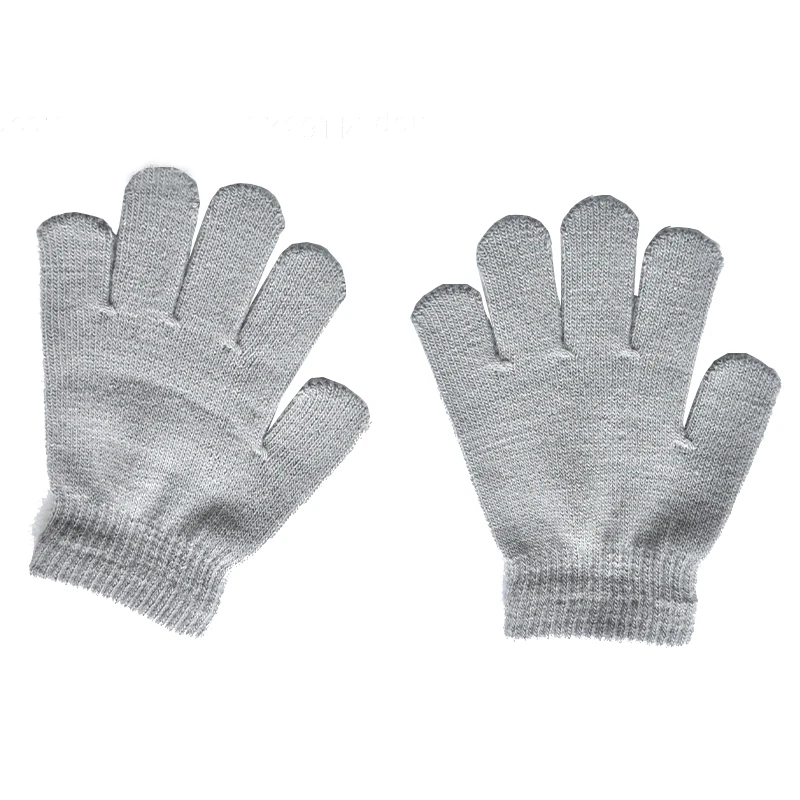 Winter Knitted Children's Gloves, Full Finger Boy Girl Glove, Warm Thick Kids Gloves, Baby Candy Color Cotton Mittens, winter gloves, baby mittens