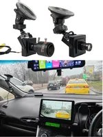 RU правый привод 5 мм-50 мм 10X фокус для слепых зон, металлический автомобильный комплект, 1200TVL HD-камера, кронштейн на присоске для обгона автомобиля 10-кратное оптическое увеличение, нулевая задержка, аналоговый — изображение 6