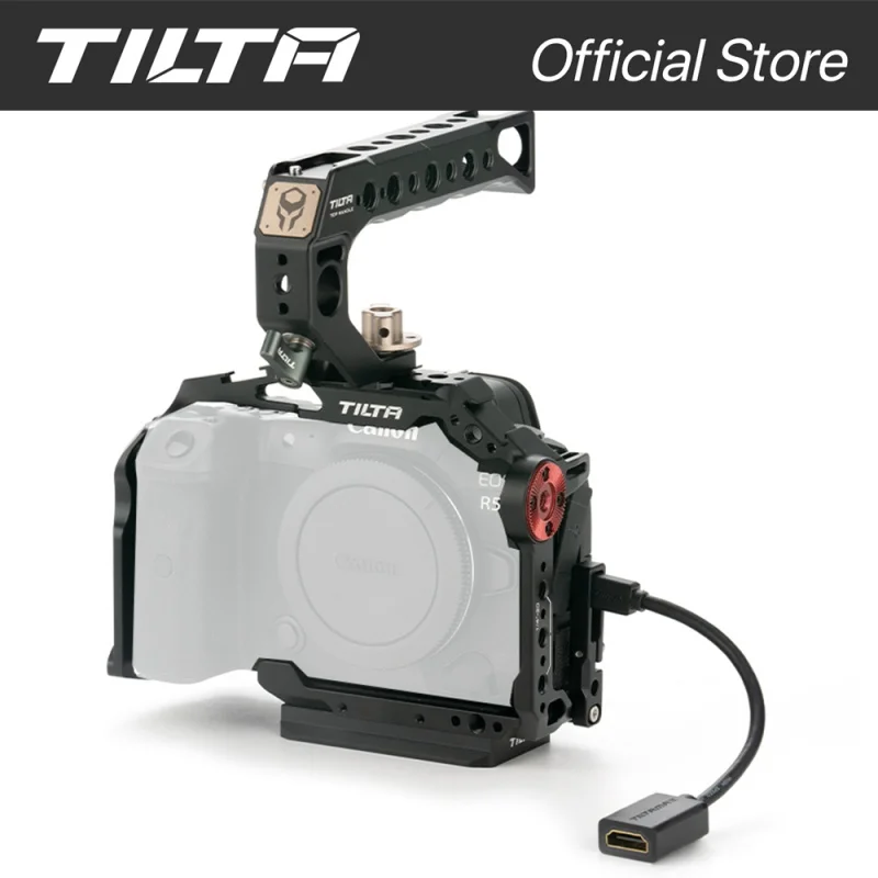 

NEW TILTA TA-T22-FCC-V2 Full Camera Cage for Canon R5/R5C/R6 V2 With DSLR Black Kit Photography Accessories