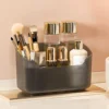WORTHBUY Makeup Organizer Box Mirror Cabinet Plastic Cosmetics Storage Box Multifunctional Large Capacity Skincare Storage Case 5