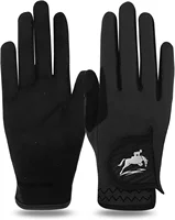 Horse Riding Gloves Equestrian Women Mesh Breathable Lightweight Color Pack, Comfortable Grip All Weather 1