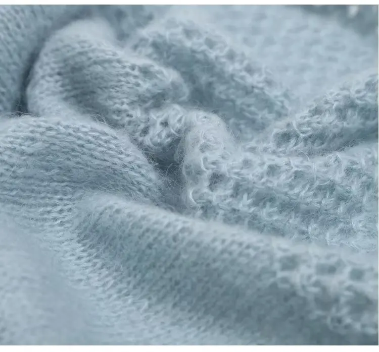 Description Picture 5 of item25g High Quality Mohair Yarn High Content Soft Skin-friendly Eco-friendly Mohair Crochet yarn For Crochet Shawl Sweater Cloth