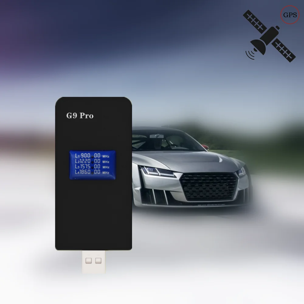 2024NewBlackGPSandBDSDataInterceptorCarProtectorwithUSBPort