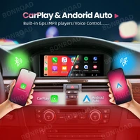 BONROAD Беспроводной сенсорный экран Carplay для BMW 3 5 серии E60 E61 E62 E63 E90 E91 E92 Автомобильный радиоприемник Мультимедийный плеер Стерео GPS — изображение 3