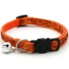Cat Collar Adjustable with Bell Breakaway Adjustable Kitten Cat Sequin Collar Neck Strap Cat Pet Supplies Pet Accessories 3