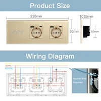 BSEED Zigbee Dimmer Switches Tuya APP Control Smart Dimmable Series White Glass Support Google Smart Life LED Dimmer Switches - Image 6