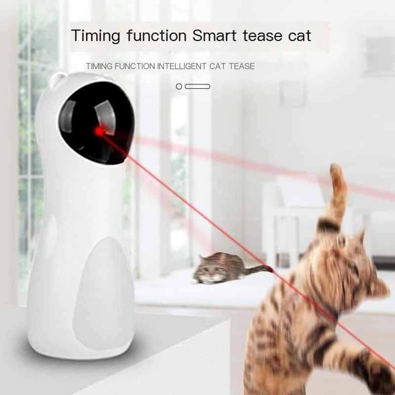 

Automatic Cat Toys Interactive Smart Teasing Pet LED Laser Funny Handheld Mode Electronic Pet for All Cats Laserlampje Kat