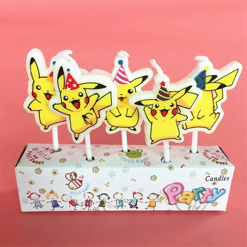 Pokémon Pikachu Pink Kawaii Birthday Party Decoration para Crianças, Figura  Anime, Louça, Toalha de Mesa, Pano de fundo, Baby Shower Supplies -  AliExpress