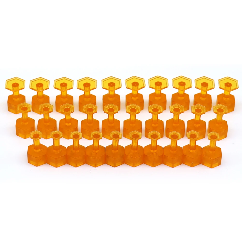 

10 Pcs/Set Glue Tabs Dent Removal Tools Car Paintless Dent Repair Non-marking Repair Square Hex Leveling Shims Maintenance Tools