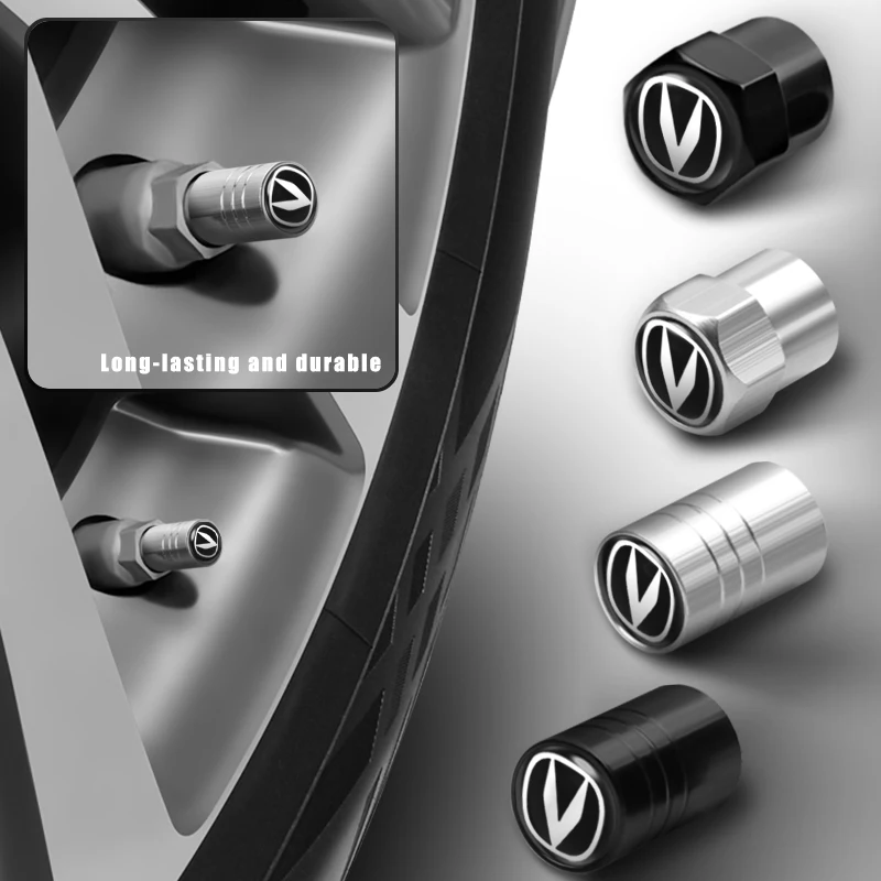 Стайлинг автомобиля, 4 шт., металлические противоугонные колпачки для стержня клапана колпачка для Changan CS75 PLUS CS95 CS35 alsvin CS15 CS55