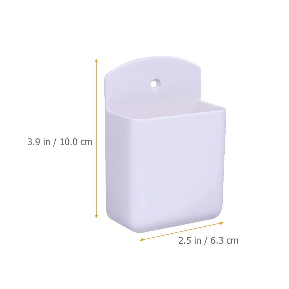 벽 보관함 좋은 거치대 전화 리모컨 케이스 랙, 에어컨 자체 접착 행잉 스탠드 플라스틱, 4 개