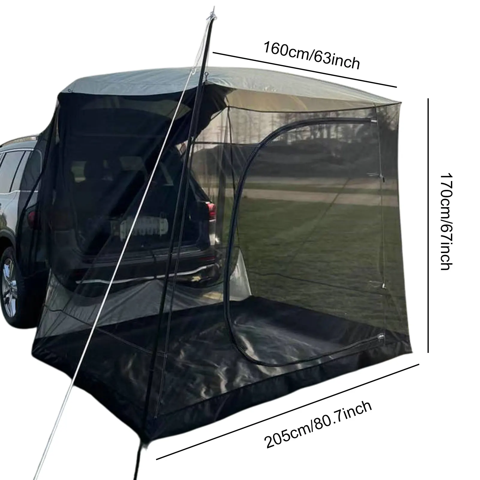 Zelt Auto Camping,Tragbares Camping-Auto-Kofferraum-Zelt, 300 x 200 cm, Auto-Schwanzzelt,  Sonnenschutz, Auto-Kofferraum, Sonnenschutz an Bord, Markise für Camping  und Outdoor Angeln, Strand : : Auto & Motorrad