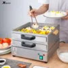 304 stainless steel Rice noodle roll machine new small household electric breakfast steamer drawer rice noodle roll oven 1