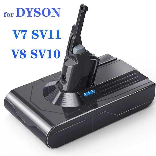 Replacement Battery for Dyson V7 V8, 21.6V 6.0Ah Li-Ion,Compatible with  Dyson SV10