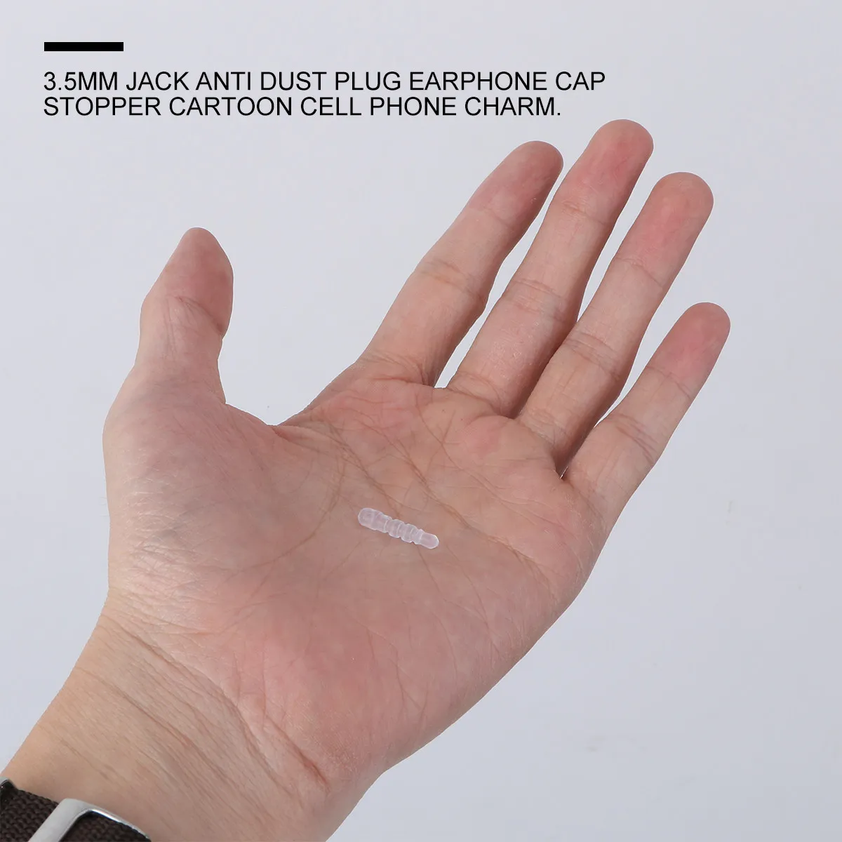 100Pcs 안티 먼지 플러그 3.5mm PVC 전화 이어폰 포트 보호용 컴팩트 키체인 디자인 X 8 7 6S 6 Plus