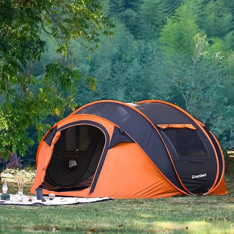 

Camping Survival Tent House Fishing Shelter Equipment Tent Prefabricated Bushcraft Hiking Carpas Grandes Camping Tent Travel