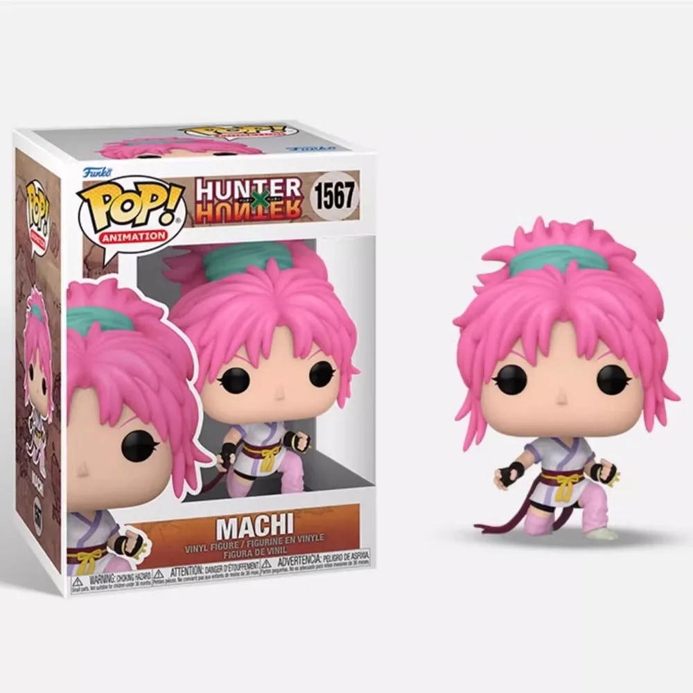 thumbnail image 4 of Funko Pop Gon Freecss #651 Machi #1567 Kurapika #653 Shizuku #1564 Anime HUNTER X HUNTER Figuras de acción de vinilo Juguetes Muñecas Regalos, 4 of 5