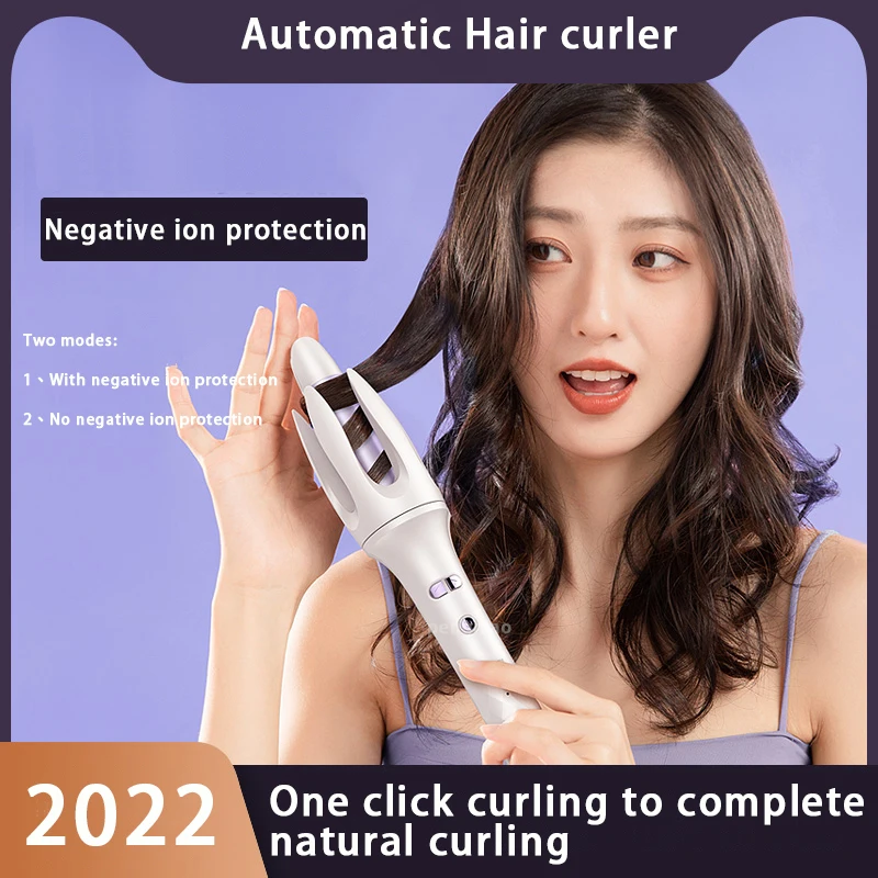 Electric Automatic Hair Curler Ceramic Coating Negative ion Curling Iron Auto Rotating Hair Curling Iron Home Crimping Hair Iron маска для волос коллагеновая elizavecca cer 100 collagen coating hair muscle treatment rinse