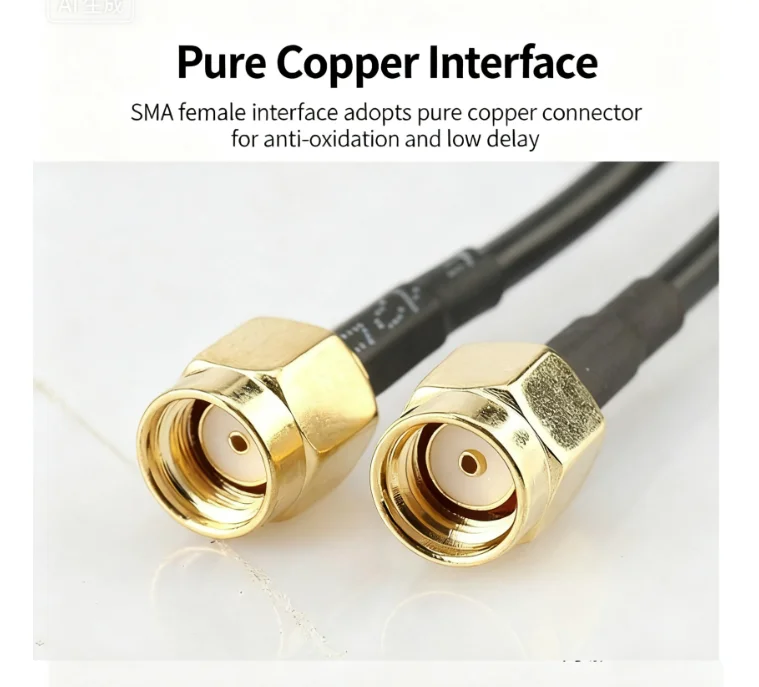 Dual Band 2.4G/5G 6DBI High Gain Omnidirectional Wireless Network Card Antenna S