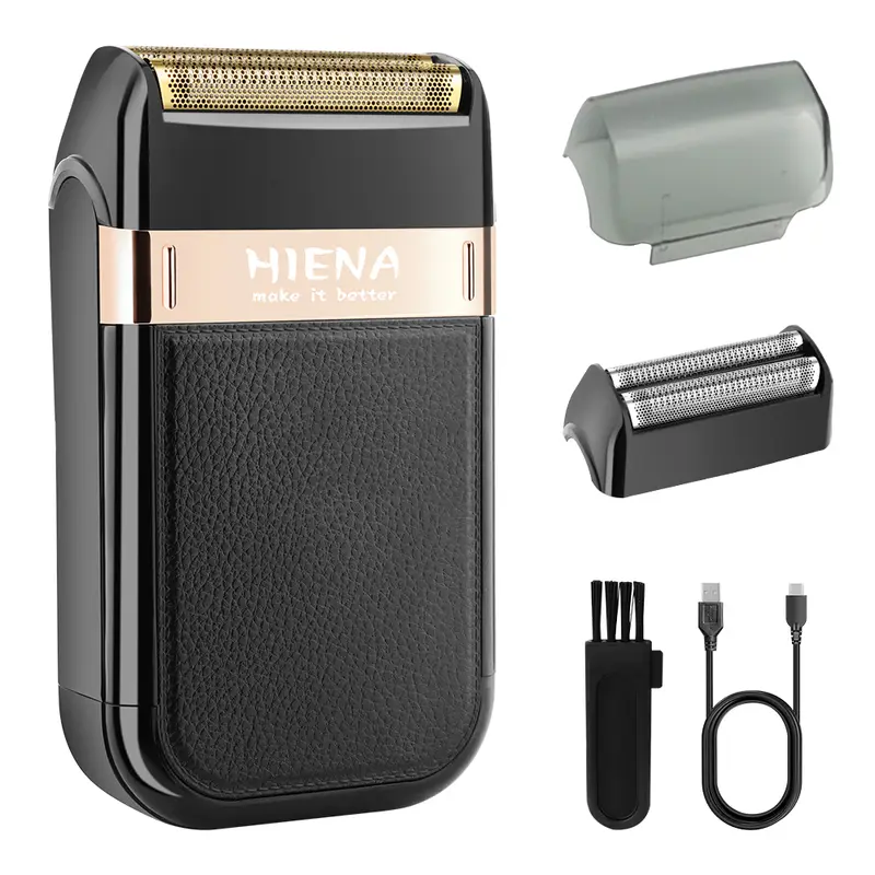 HIENA shaving machine men Electric shaver Hair clipper Rechargeable Metal Housing Pro Electric Shaver For Men Electric home - Image 9
