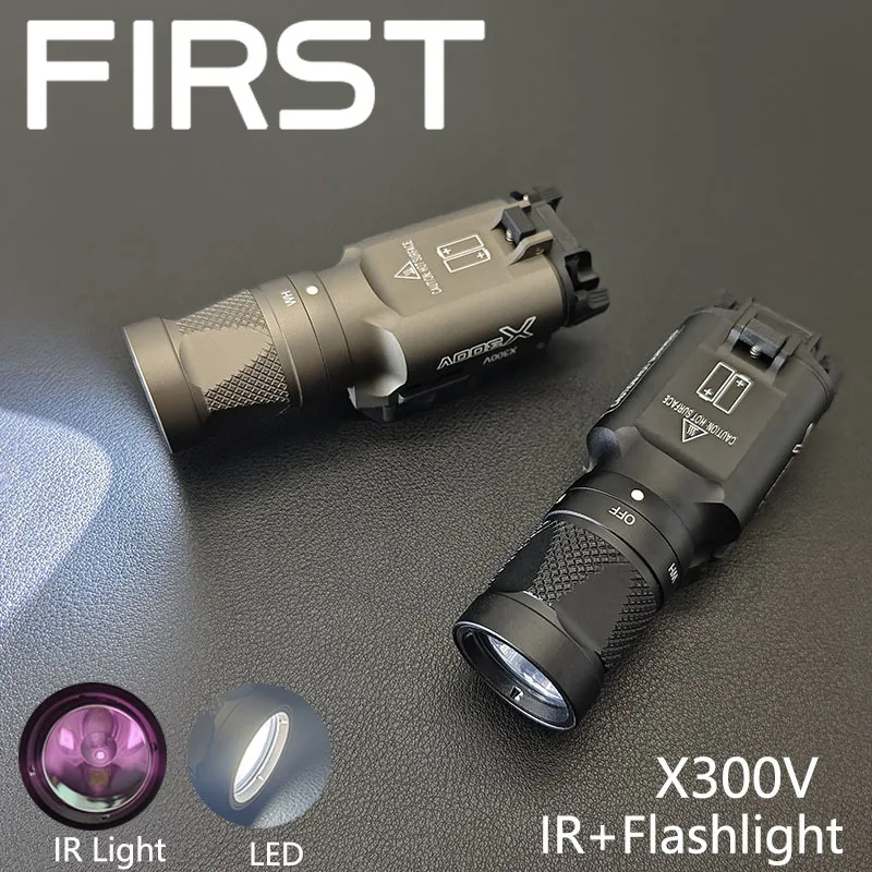 

Sotac Tactical X300V X300 IR Illumination and LED white light Flashlight X300U X400 XH35 X400V Pistol Lamp Weapon Scout Light