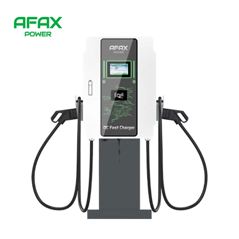 

AFAX DC 120kw ev charging station 200-1000V Type-2 AC 22kW & CCS CHAdeMO level 3 ev fast charger OCPP 4G and WIFI