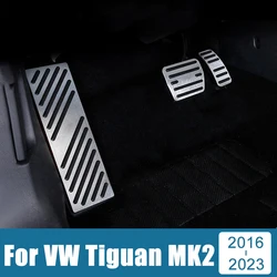 For Volkswagen VW Tiguan MK2 2016 2017 2018 2019 2020 2021 2022 2023 Car Fuel Accelerator Brake Pedals Cover Foot Rest Pedal Pad