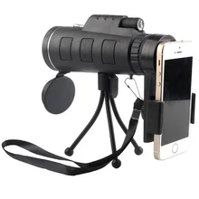 

40x60 Zoom Monocular Mobile Phone HD Telescope Telephoto Camera Lens with Quick Smartphone Holder and Tripod for Bird Watching
