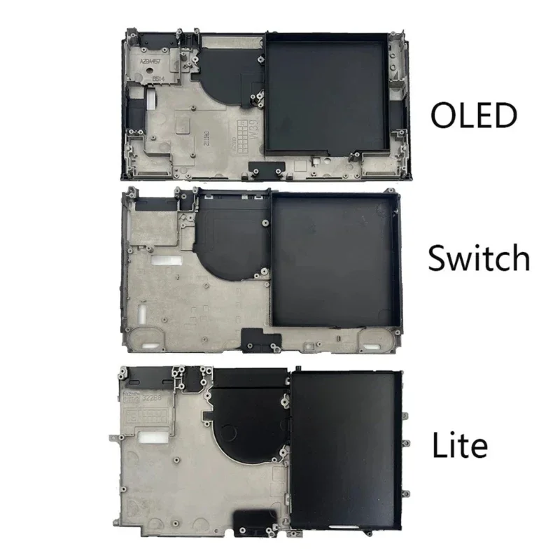 

Replacement Front Frame Middle Metal Cover for OLED LITE SWITCH Internal Part Battery Holder Heat Dissipation-Shell Game Console