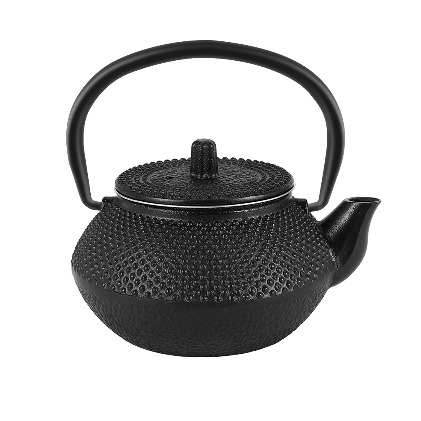 

Style Cast Iron Kettle Teapot Comes With Strainer Tea Pot 300ml (Black)