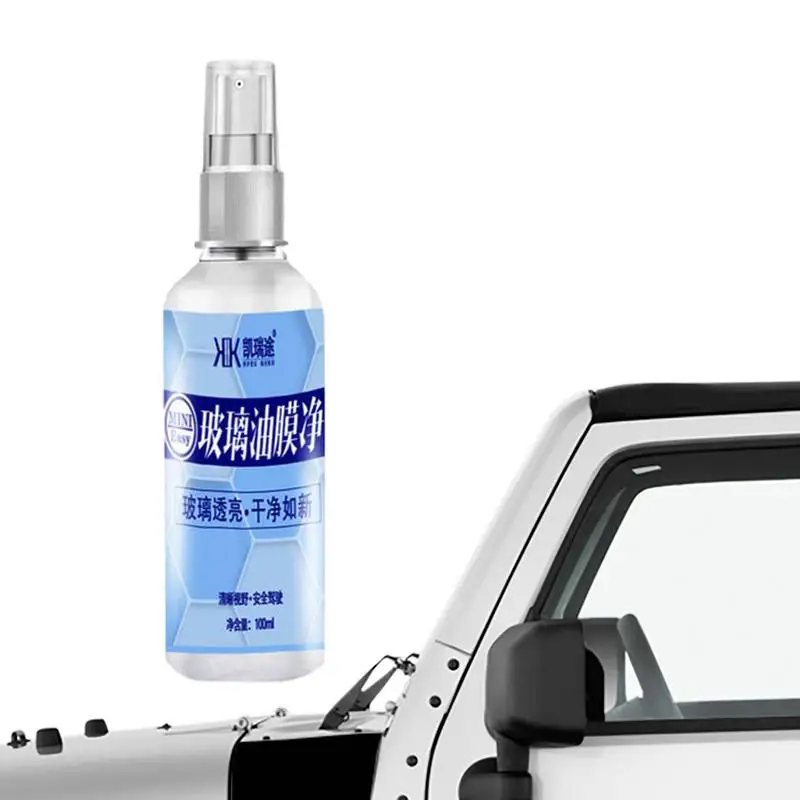 

Glass Oil Film Remover For Car Car Windshield Cleaner Glass Cleaner 100ml Deep Cleaning Window Glass Cleaner Agent Waterproof