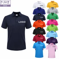 Polo de travail respirant personnalisé, logo personnalisé, chemise décontractée, broderie imprimée, pas cher, groupe de société personnelle, été 1