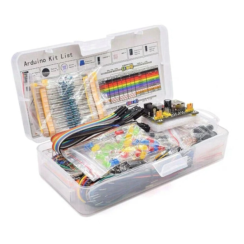 ABVJ-MB-102 DIY Project Starter Kit For Arduino UNO R3 Kit Electronic DIY Electronic Component Set With Points Breadboard