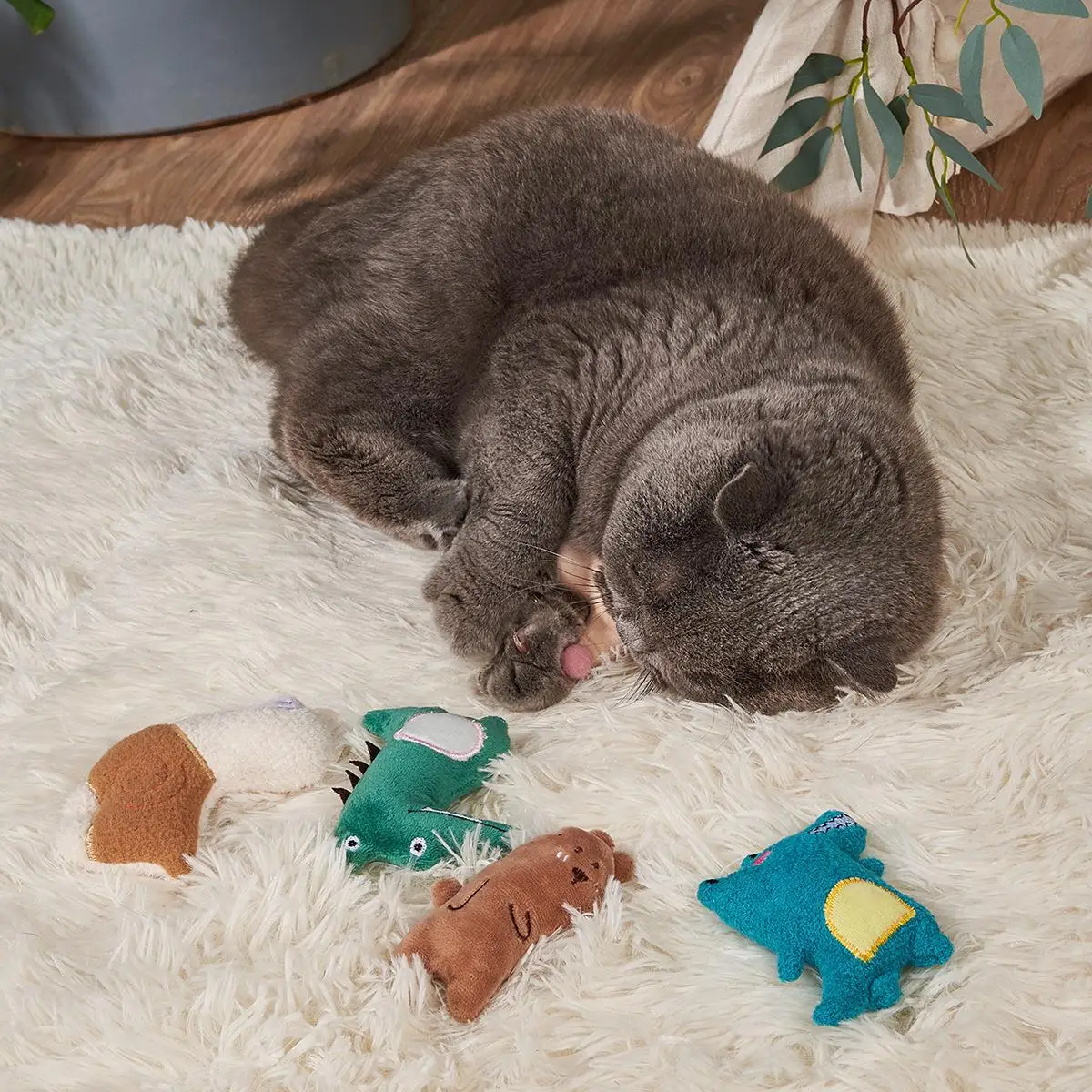 Catnip Toy for Cat Kitten Lovely Animal Plush Toy Scratch-Resistant  Bite-Resistant Teething Toy Relieve Boredom Playing Toys Chew Accessories –  labākās preces interneta veikalā Joom Geek