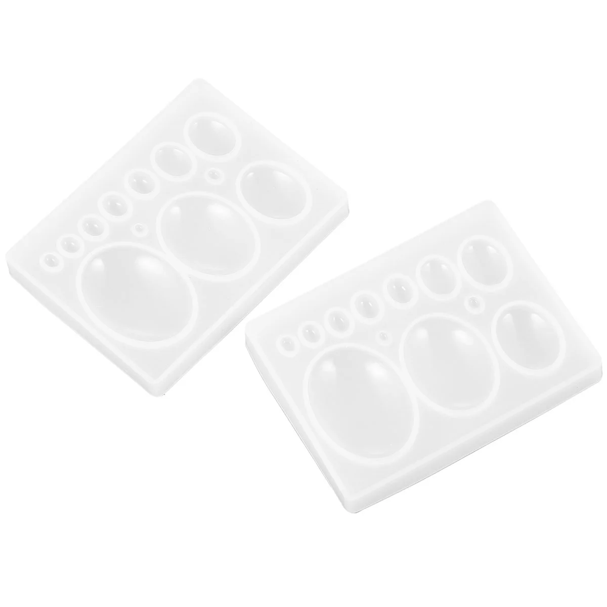 

2 Pcs SMT Mold Creative Jewelry Molds Handcraft Making Silicone Handmade Decor Cake Soap Pendant Silica Gel DIY
